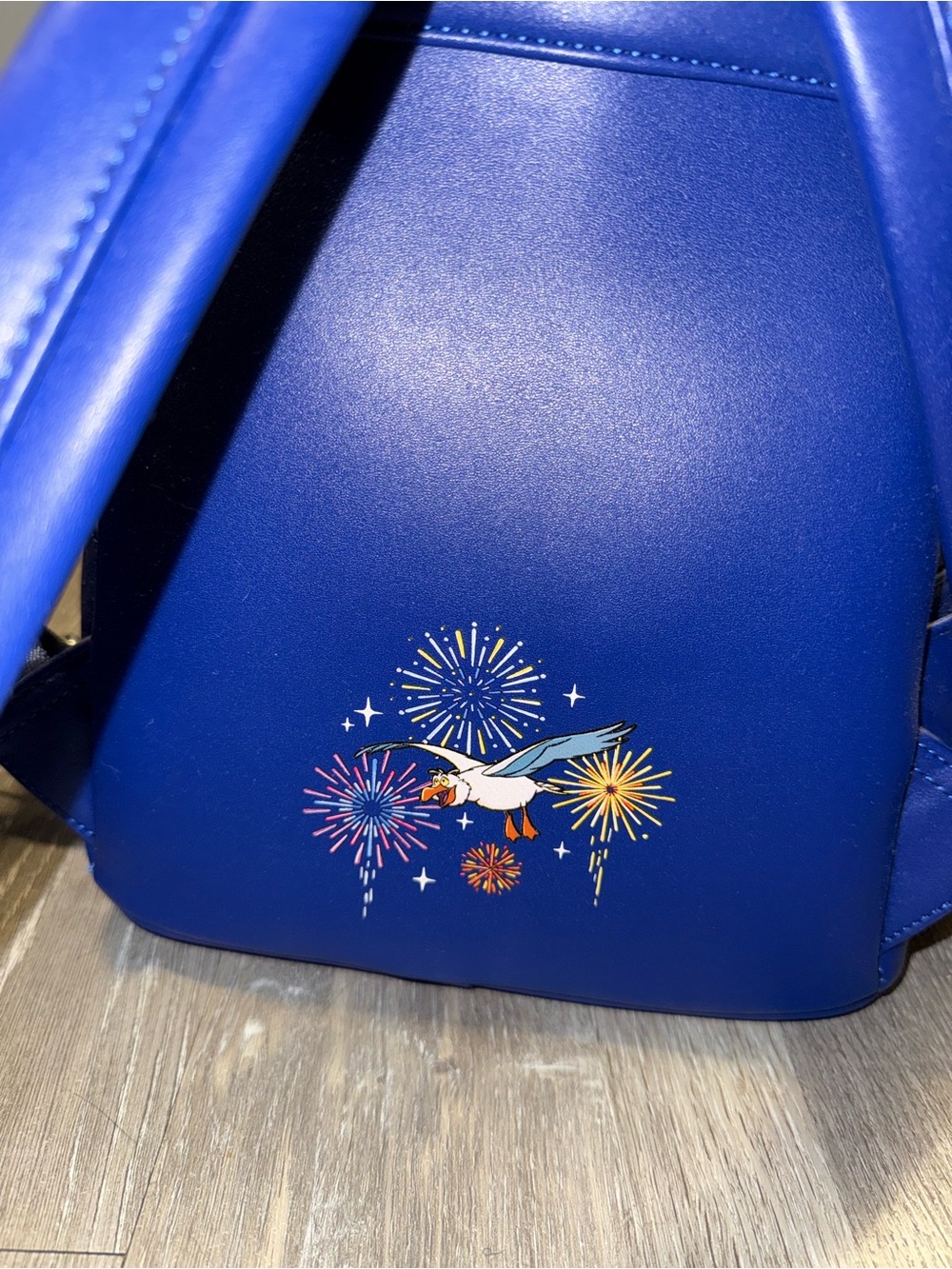 Loungefly Disney Ariel Navy Blue Mini Backpack and Zip Wallet Set - Picture 3 of 5
